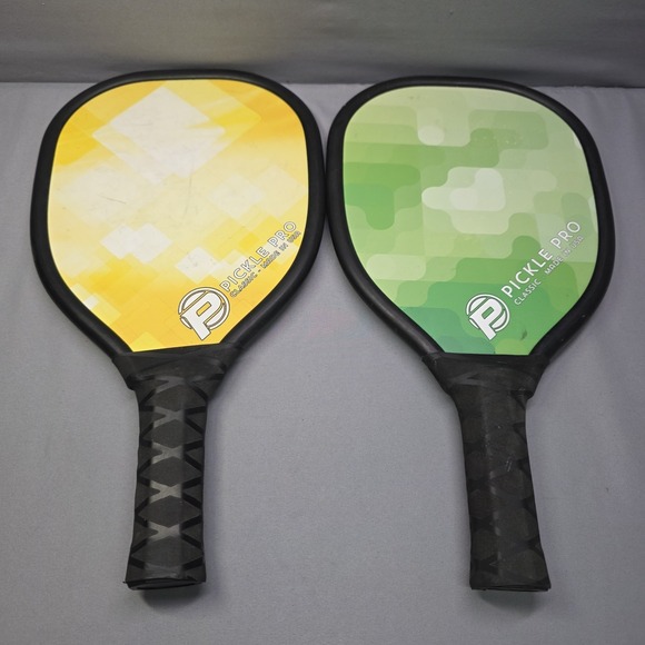 Pickle Pro Other - Pickleball‎ Paddle Pickle Pro Classic Yellow Green Pickle Ball Lot x2